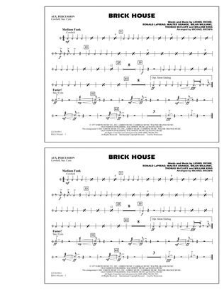 Brick House - Aux Percussion
