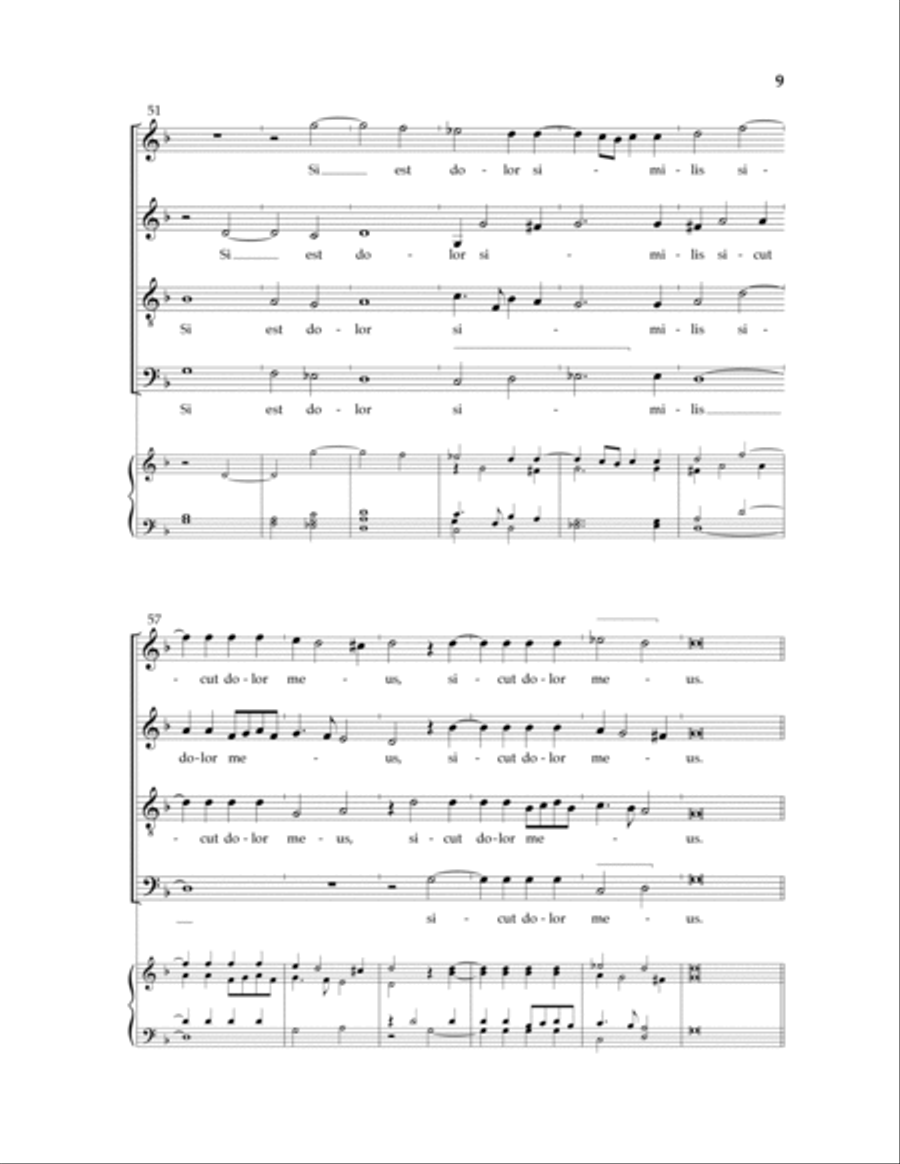 Caligaverunt Oculi Mei 4-Part scores gallery preview page 6