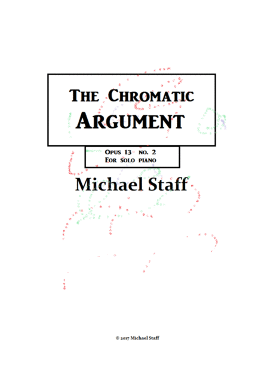 The Chromatic Argument The Chromatic Argument Piano Solo scores gallery preview page 1