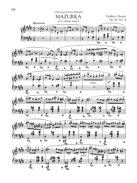 Mazurka in C-sharp minor, Op. 41, No. 4
