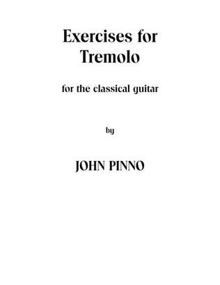 Book cover for Exercises for Tremolo for the Classical Guitar