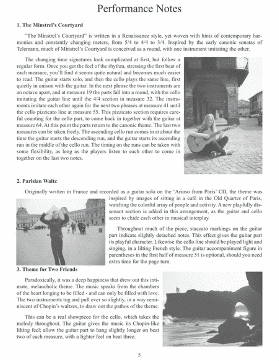 New Classics for Guitar and Cello/Guitar and Viola Cello scores gallery preview page 6