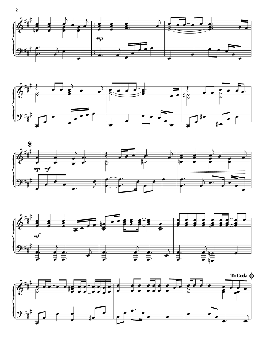 I Want Love I Want Love Piano Solo scores gallery preview page 2