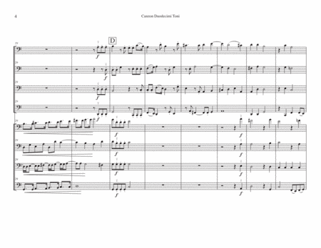 Canzon Duodecimi Toni by Giovanni Gabrieli for 8 cellos