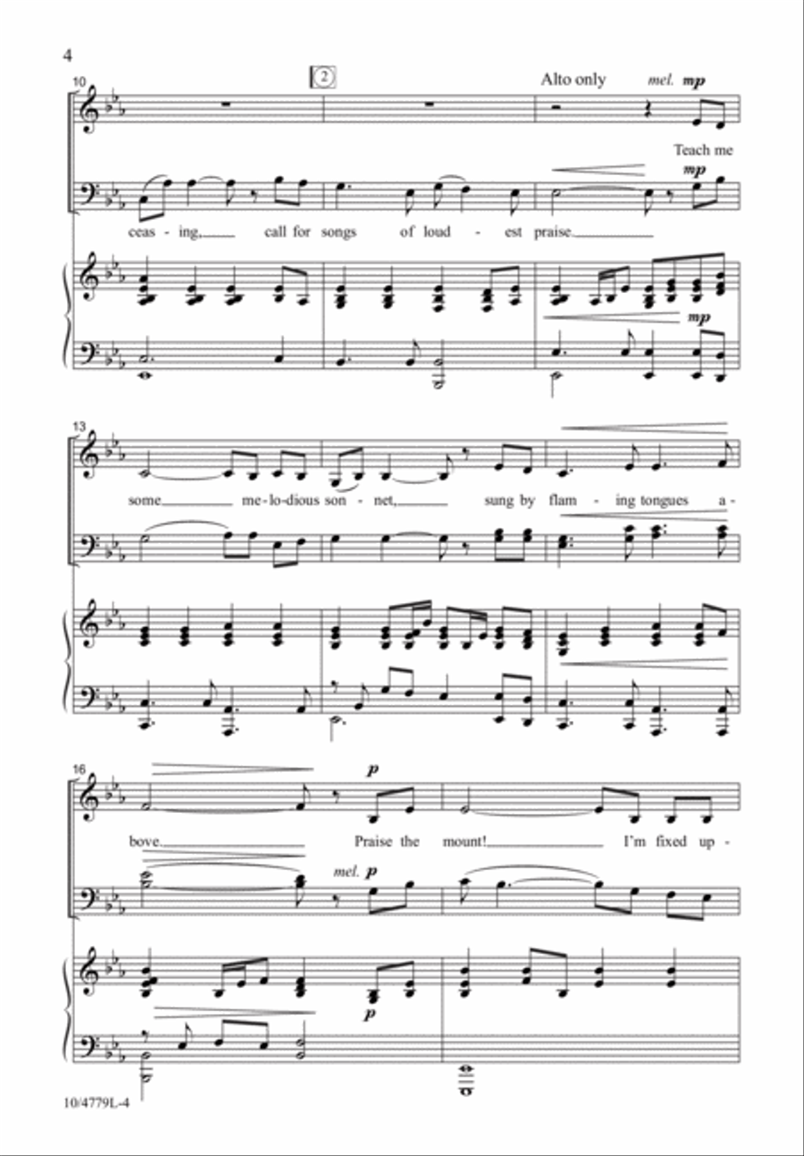 Tune Our Hearts to Sing Tune Our Hearts to Sing 4-Part scores gallery preview page 3