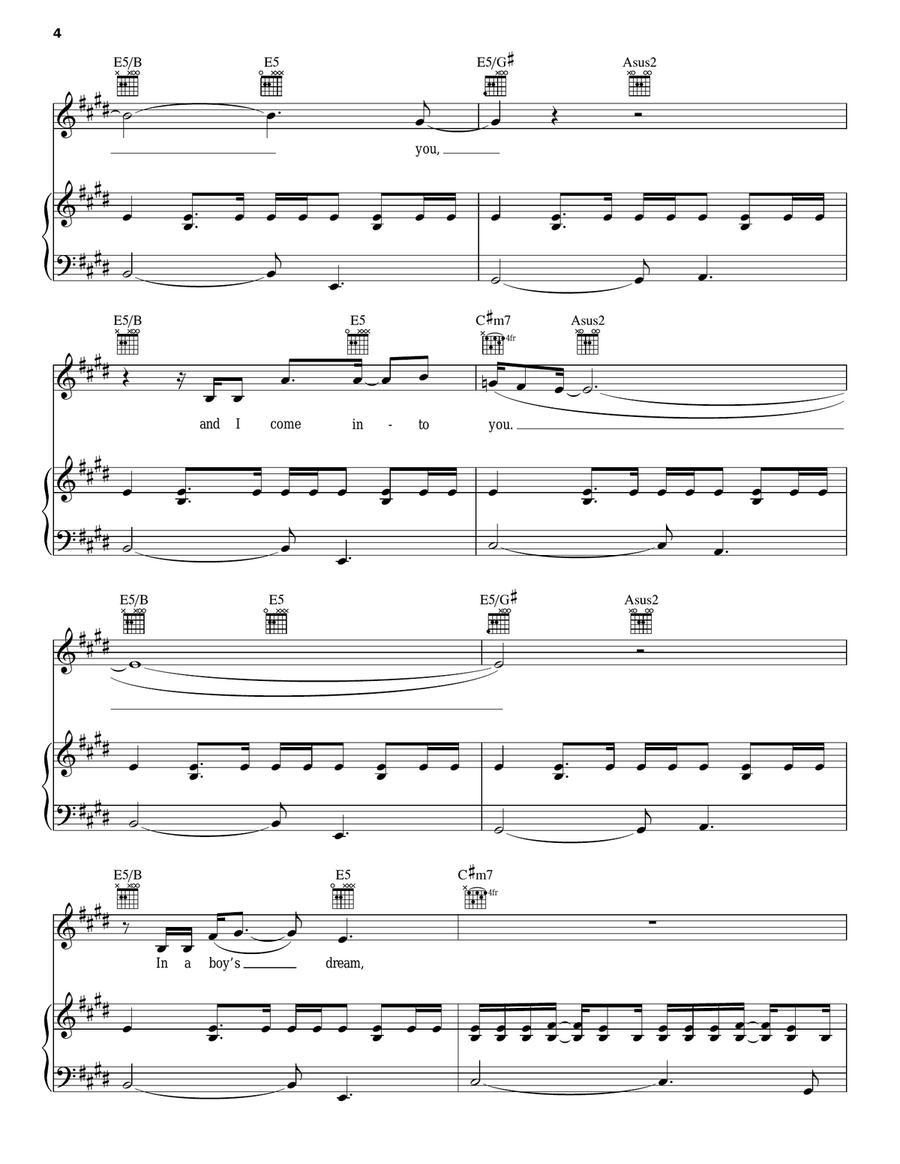 Crash Into Me Acoustic Guitar scores gallery preview page 4