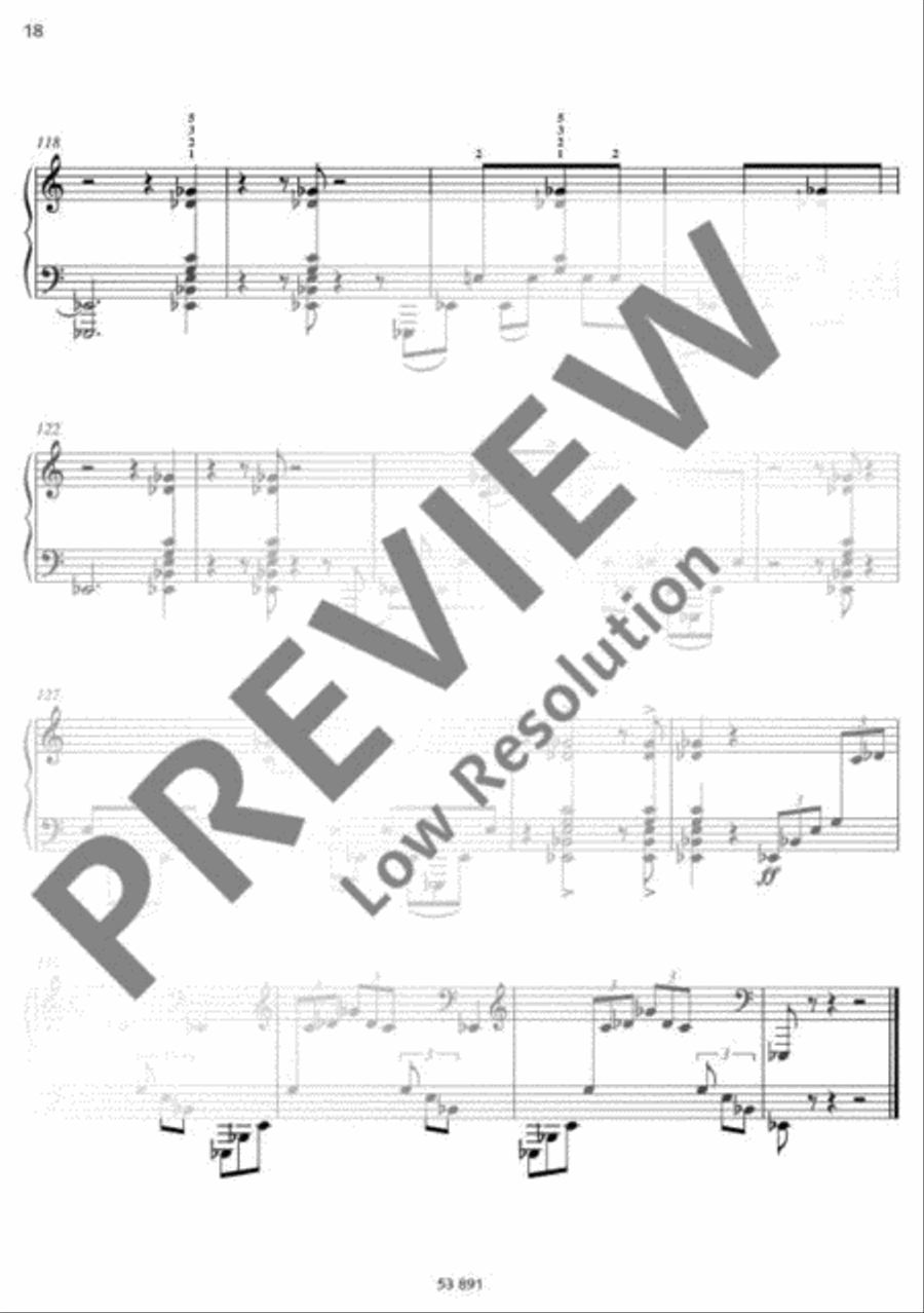 Pas de deux Piano Duet scores gallery preview page 19