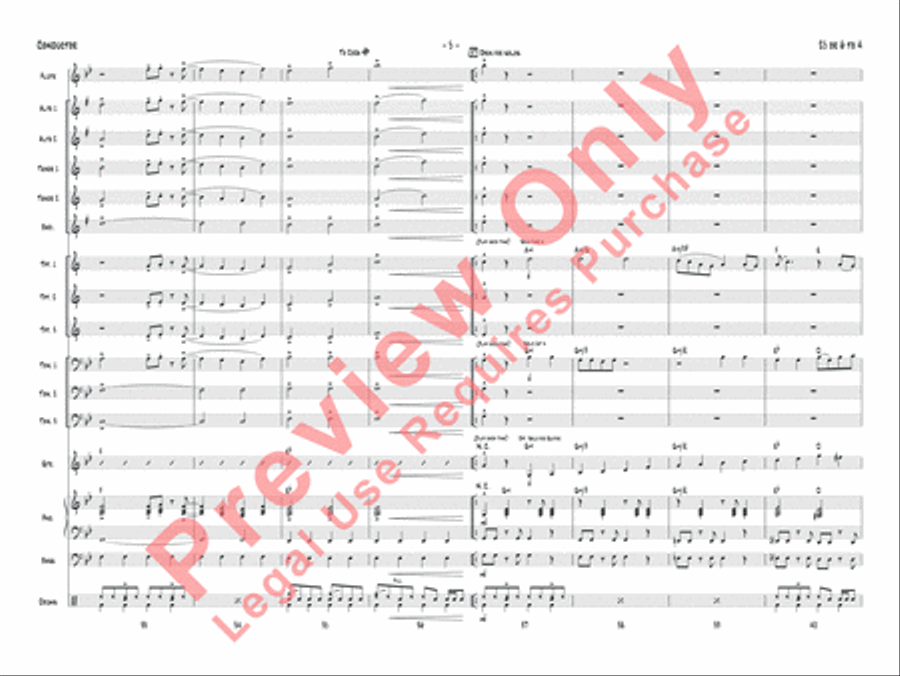 25 or 6 to 4 Jazz Ensemble scores gallery preview page 8