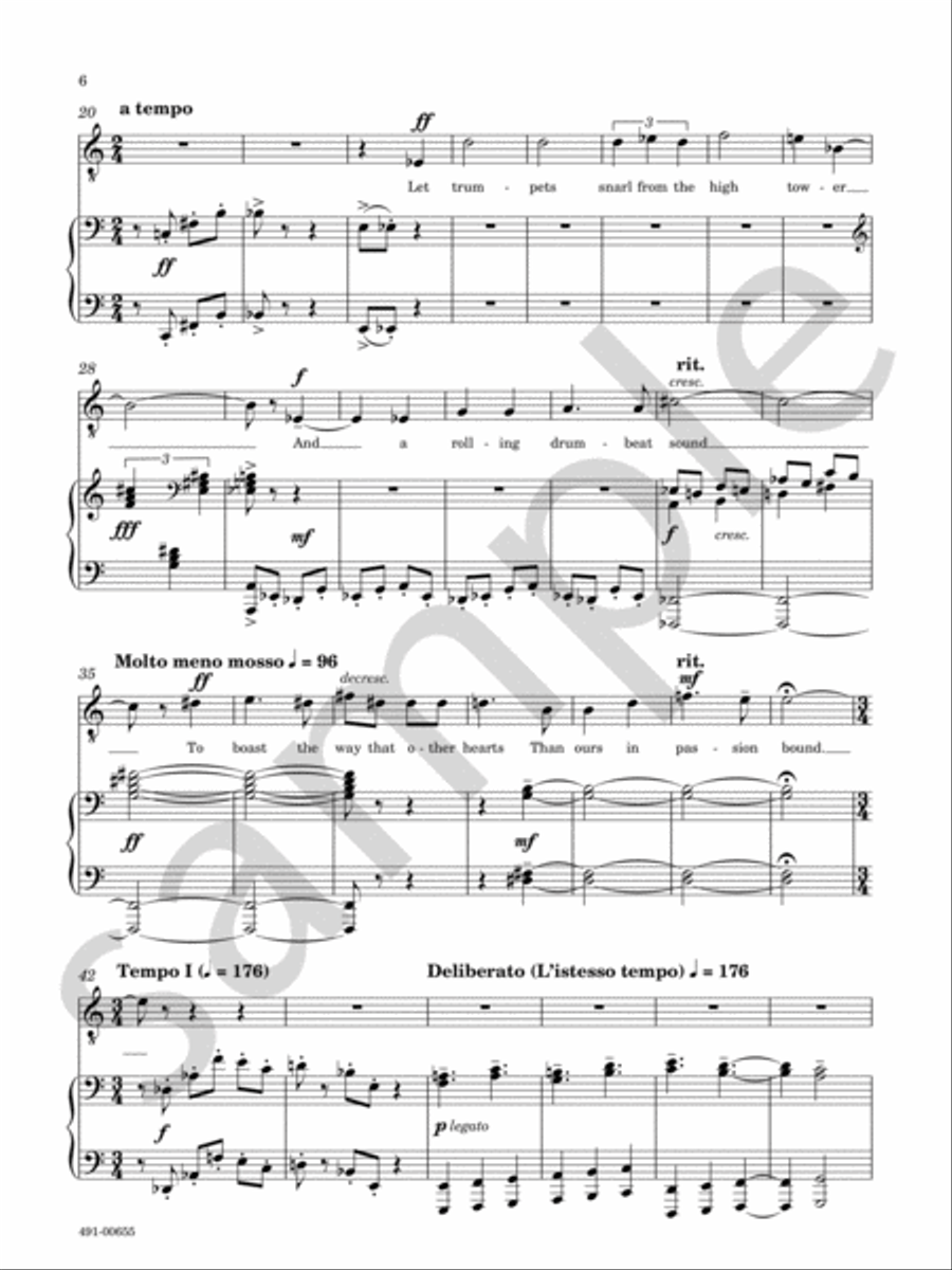 Songs of the Silence Songs of the Silence Chamber Music scores gallery preview page 6