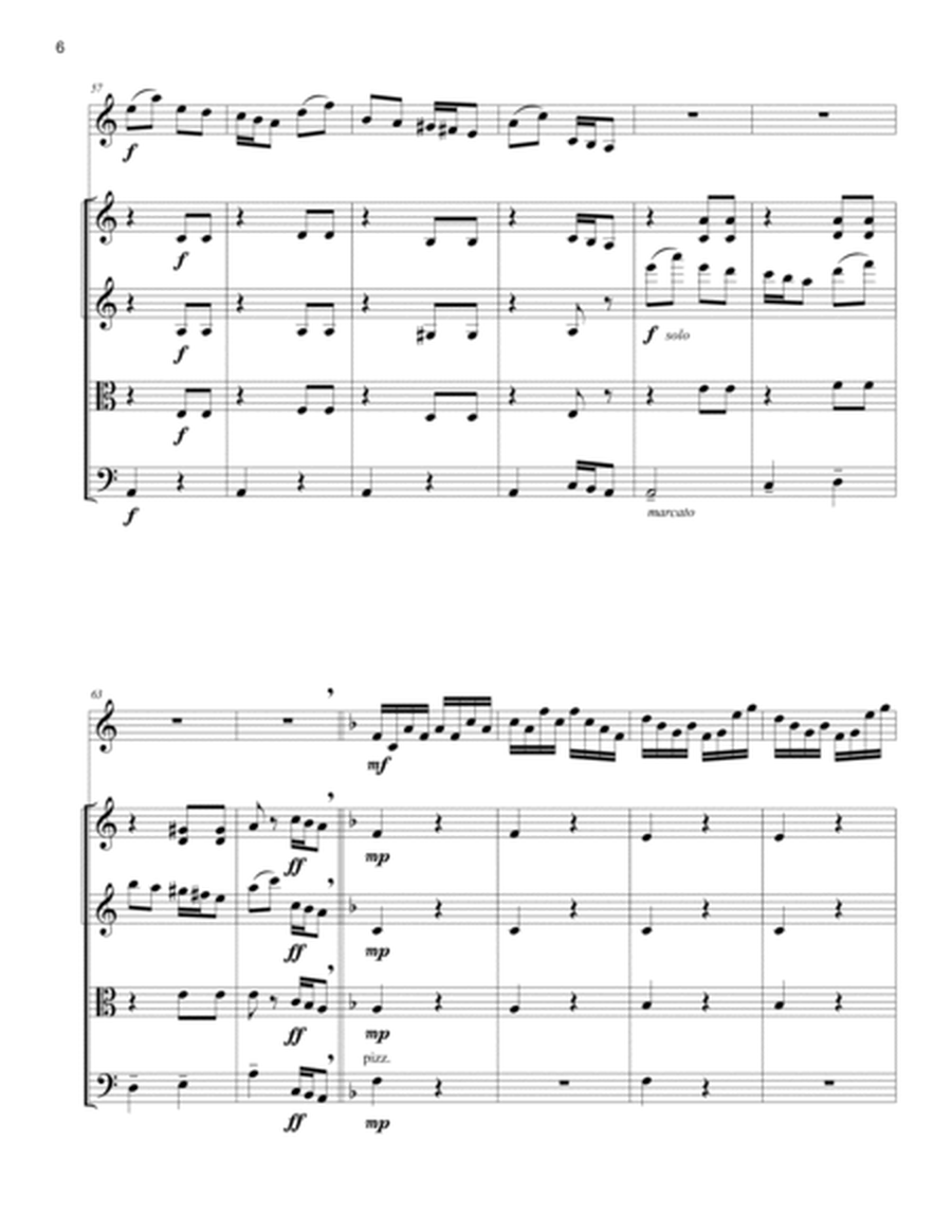 Mit Humor (Vanitas Vanitatum) for Clarinet and String Quartet, from Five Pieces in Folk Style, Op. 1 image number null