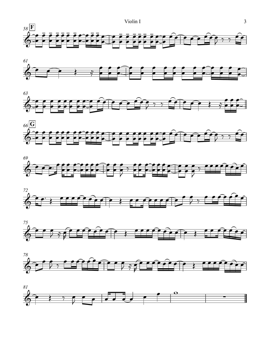 On Top Of The World String Quartet scores gallery preview page 3