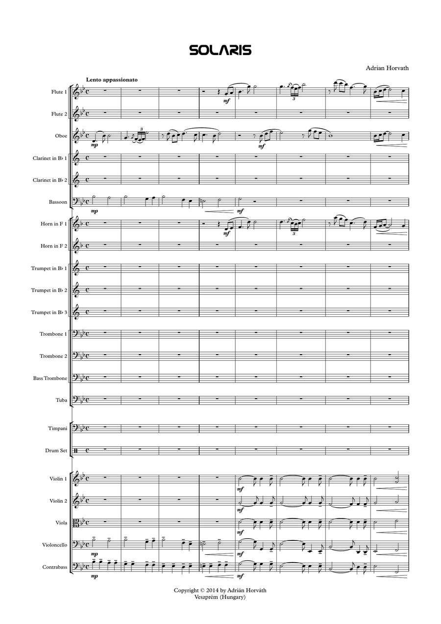 Solaris Full Orchestra scores gallery preview page 3