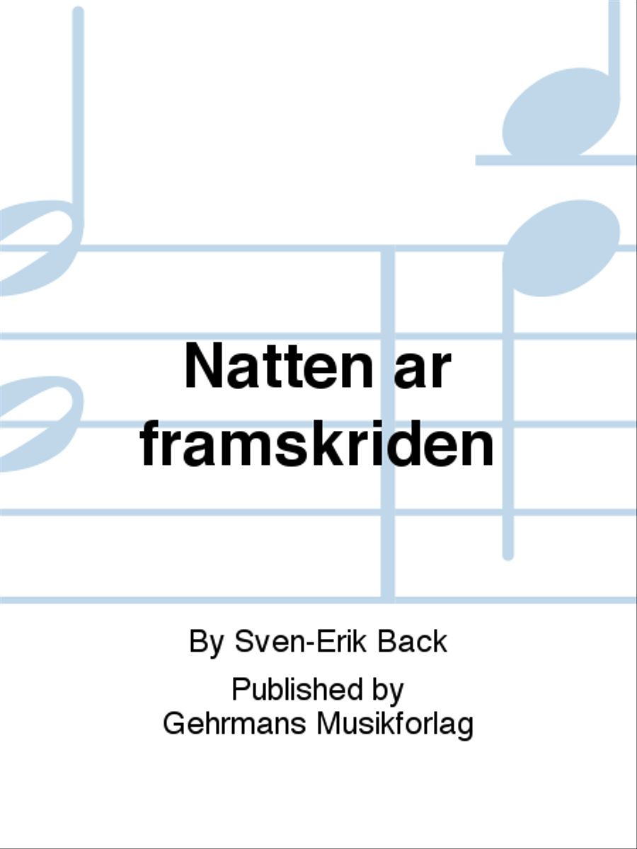 Natten ar framskriden 4-Part scores gallery preview page 1