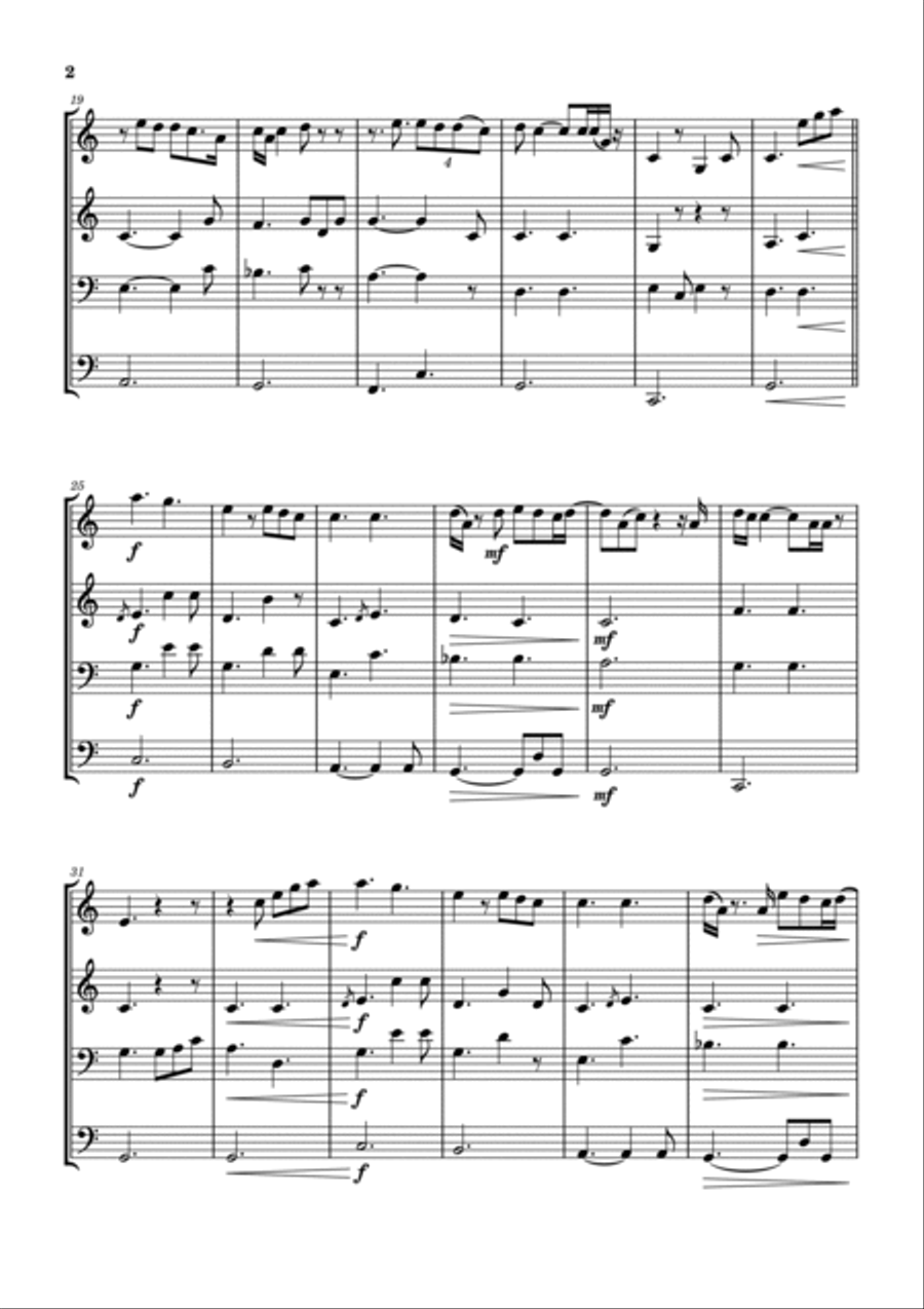 I Don't Want Christmas To End Brass Ensemble scores gallery preview page 3