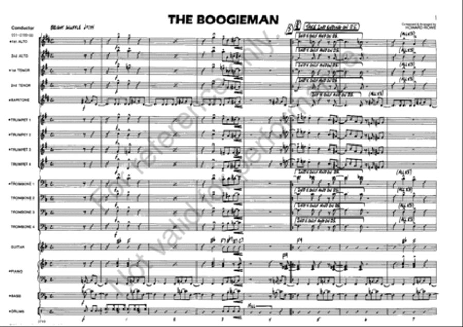 The Boogieman Jazz Ensemble scores gallery preview page 2