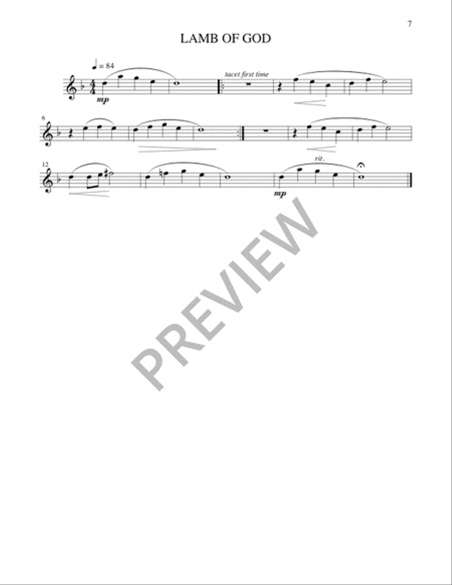 Mass of Christ, Light of the Nations - Instrument edition Flute scores gallery preview page 8
