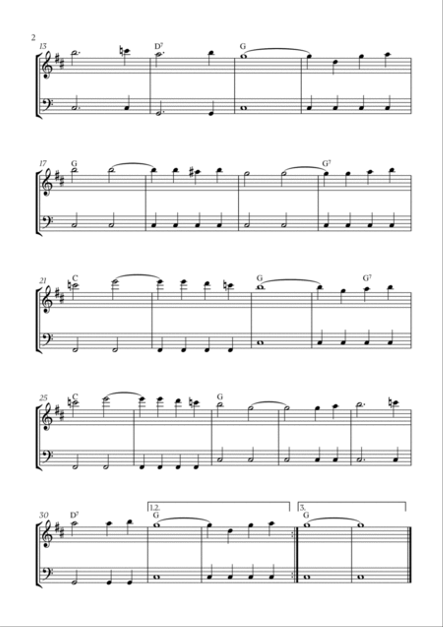 You Are My Sunshine You Are My Sunshine Trumpet Duet scores gallery preview page 2