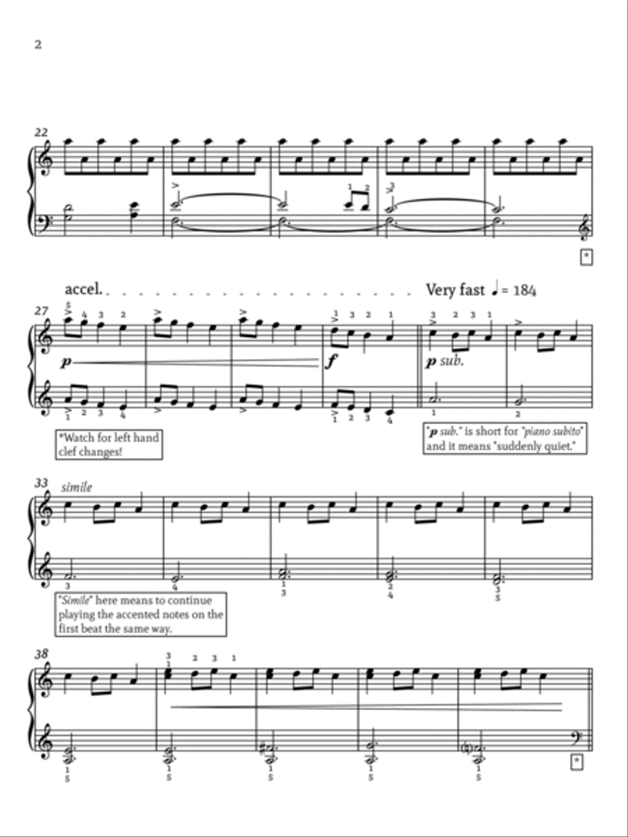 Carol of the Bells Easy Piano scores gallery preview page 4