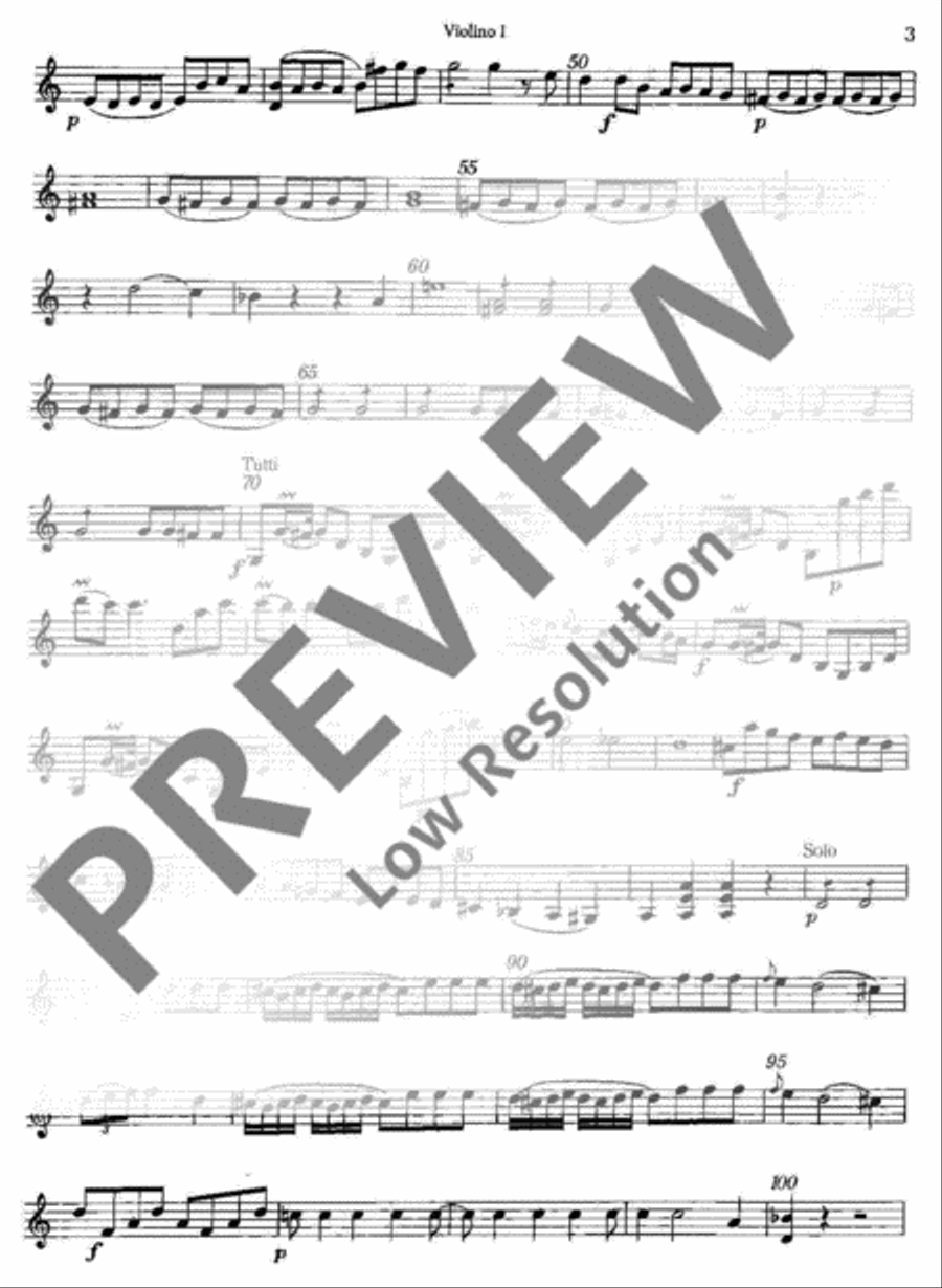 Concerto No. 1 C Major Violin scores gallery preview page 4