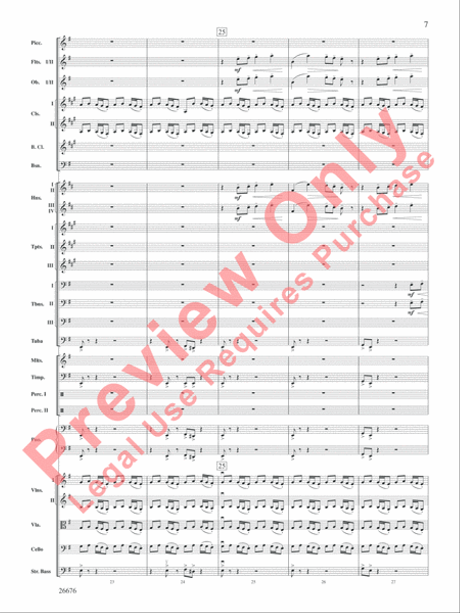 Star Wars Epic -- Part I, Suite from the Full Orchestra scores gallery preview page 8