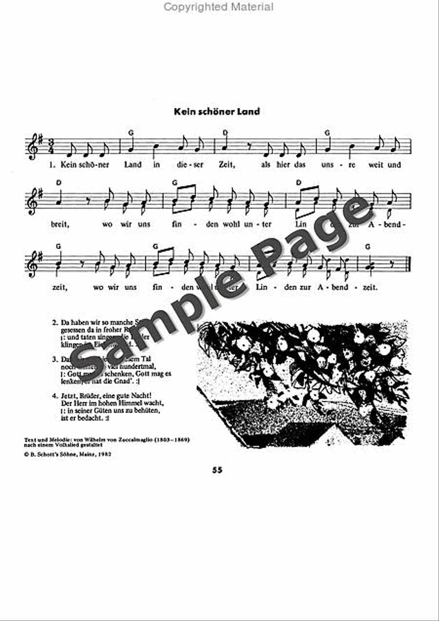 Es tonen die Lieder Recorder scores gallery preview page 56