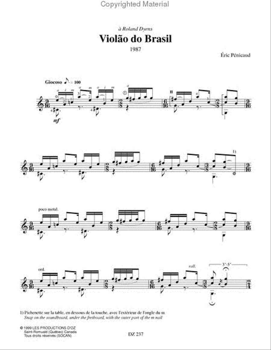 Violão do Brasil Classical Guitar scores gallery preview page 2