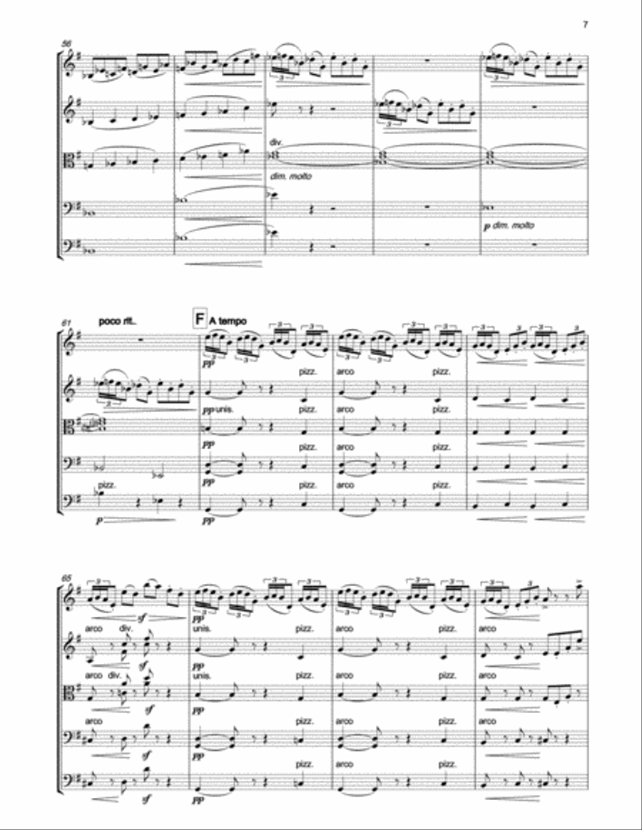 DEBUSSY Arabesque No.2 for string orchestra String Orchestra scores gallery preview page 6