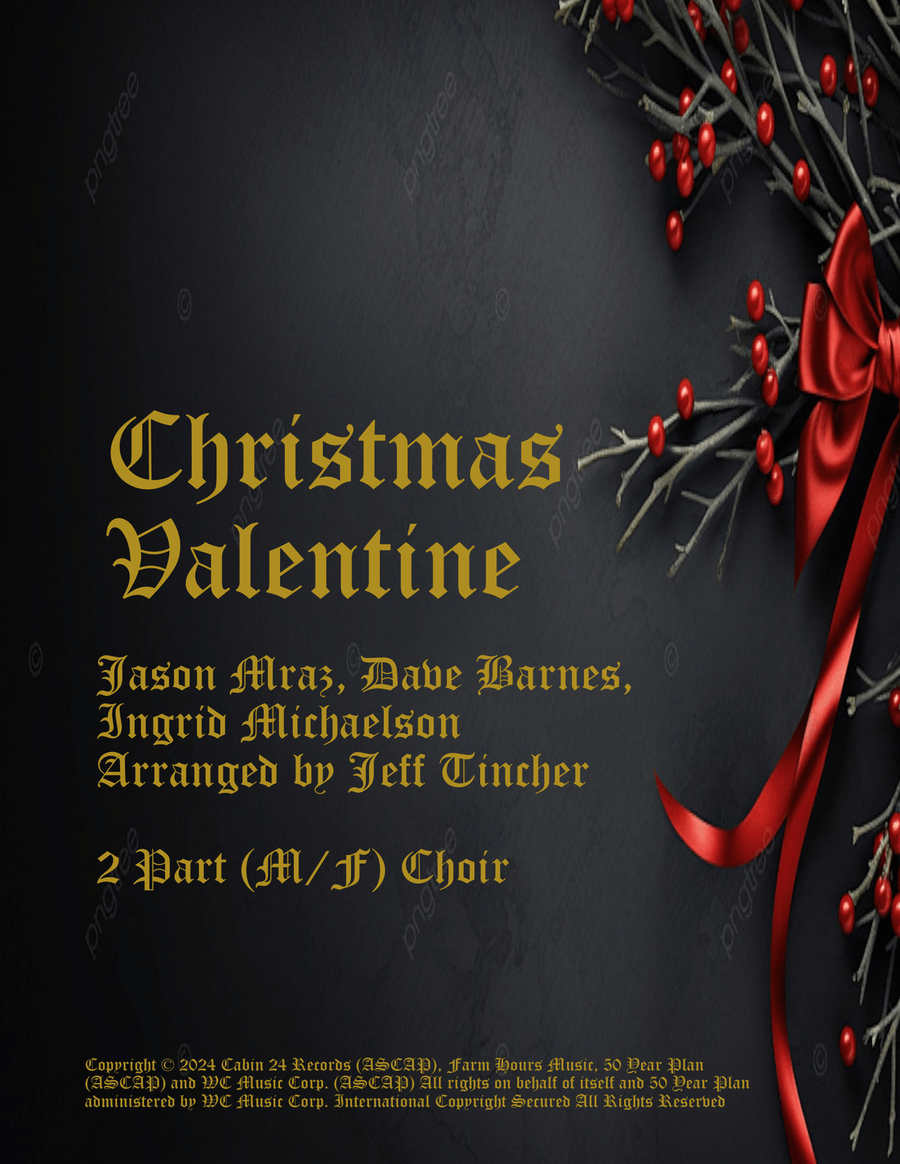 Christmas Valentine 2-Part scores gallery preview page 1