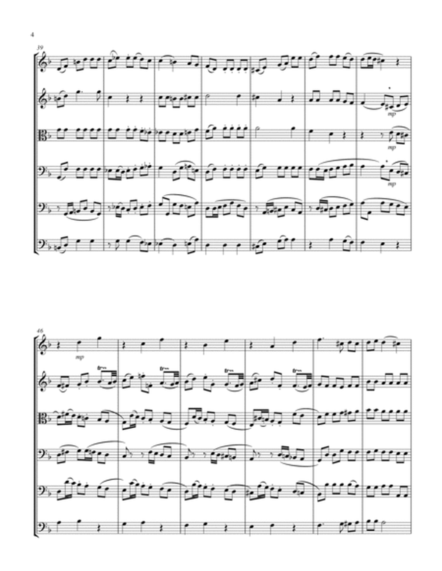 Recordare (from "Requiem") (F) (String Sextet - 2 Violins, 1 Viola, 2 Cellos, 1 Bass)