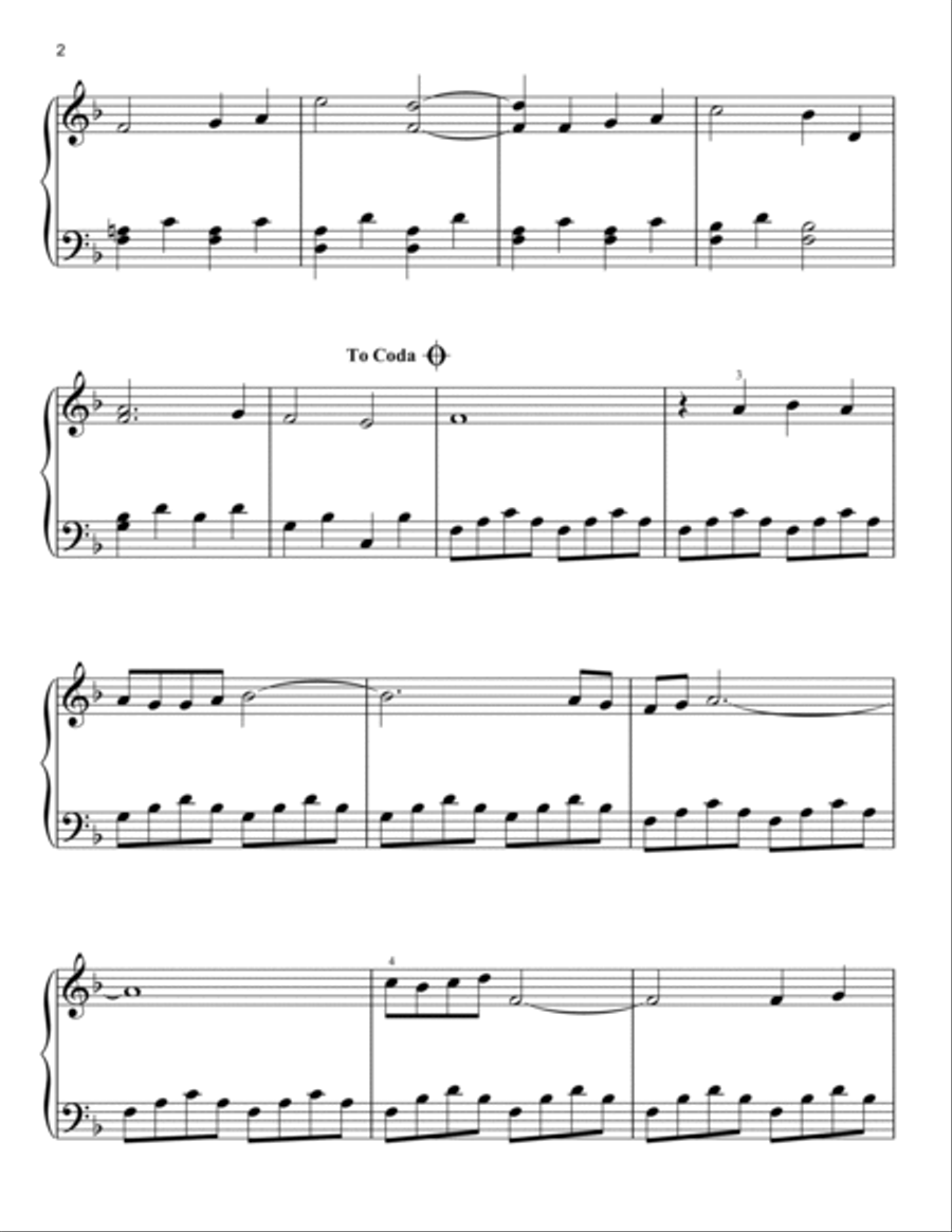 Main Theme (from Final Fantasy VII) Easy Piano scores gallery preview page 2