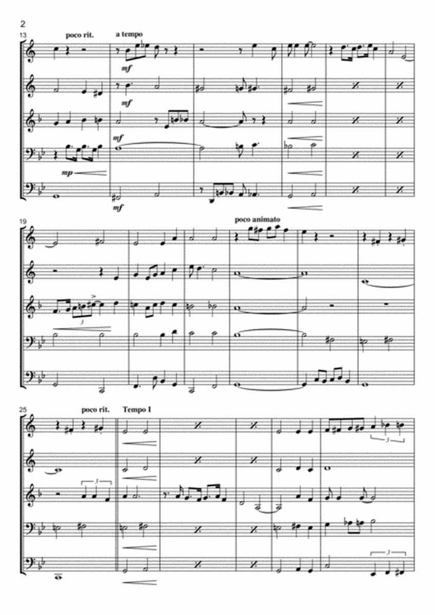 SUMMERTIME - George Gershwin | Brass Quintet image number null