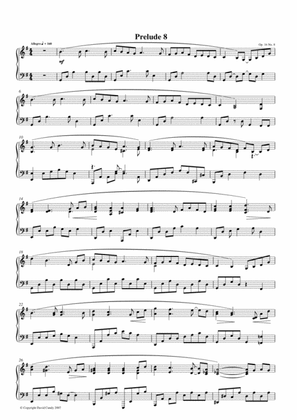 Prelude for solo Piano, Op. 16, No 8