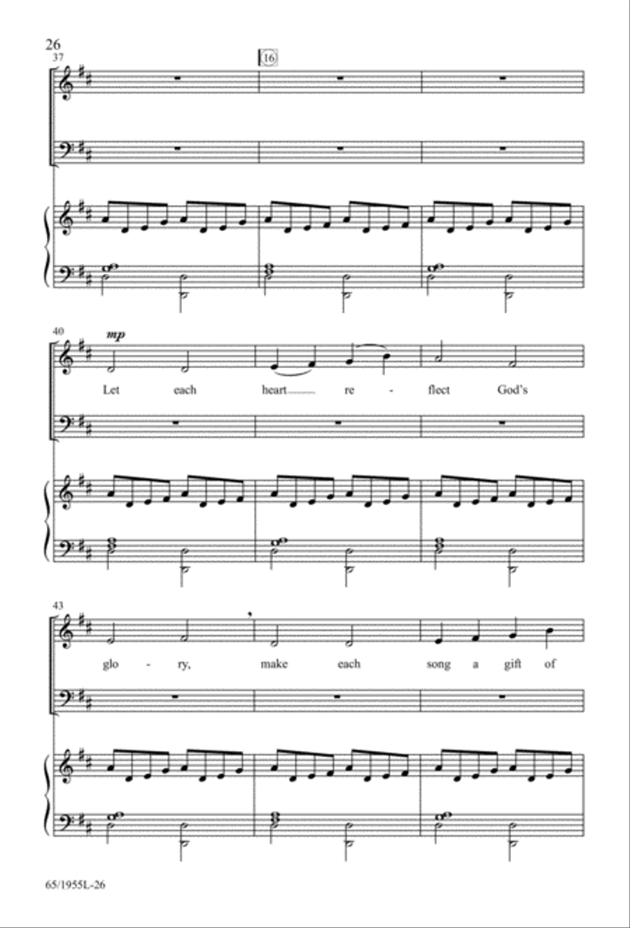 The Promise of a King 3-Part scores gallery preview page 26