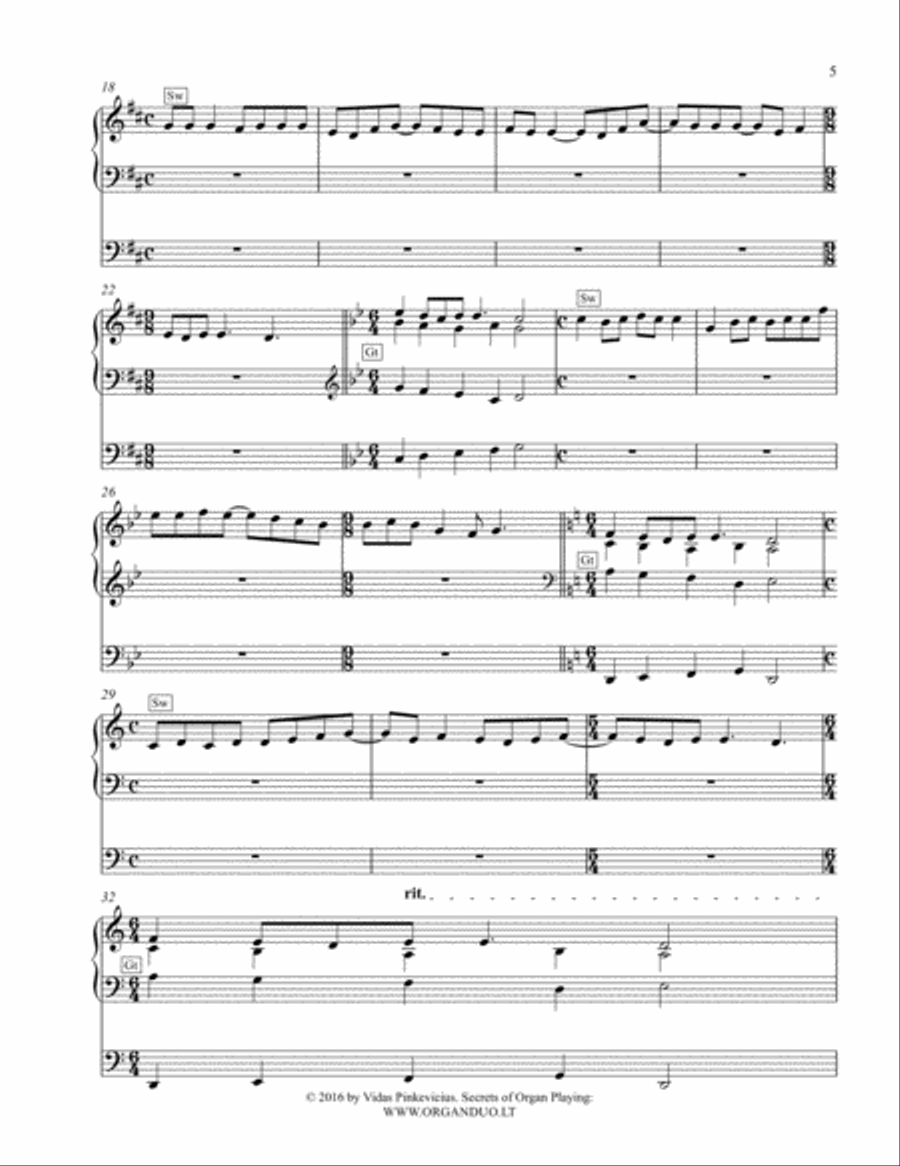Organ Mass For The 1st Sunday In Advent, Op. 37 Organ Solo scores gallery preview page 5