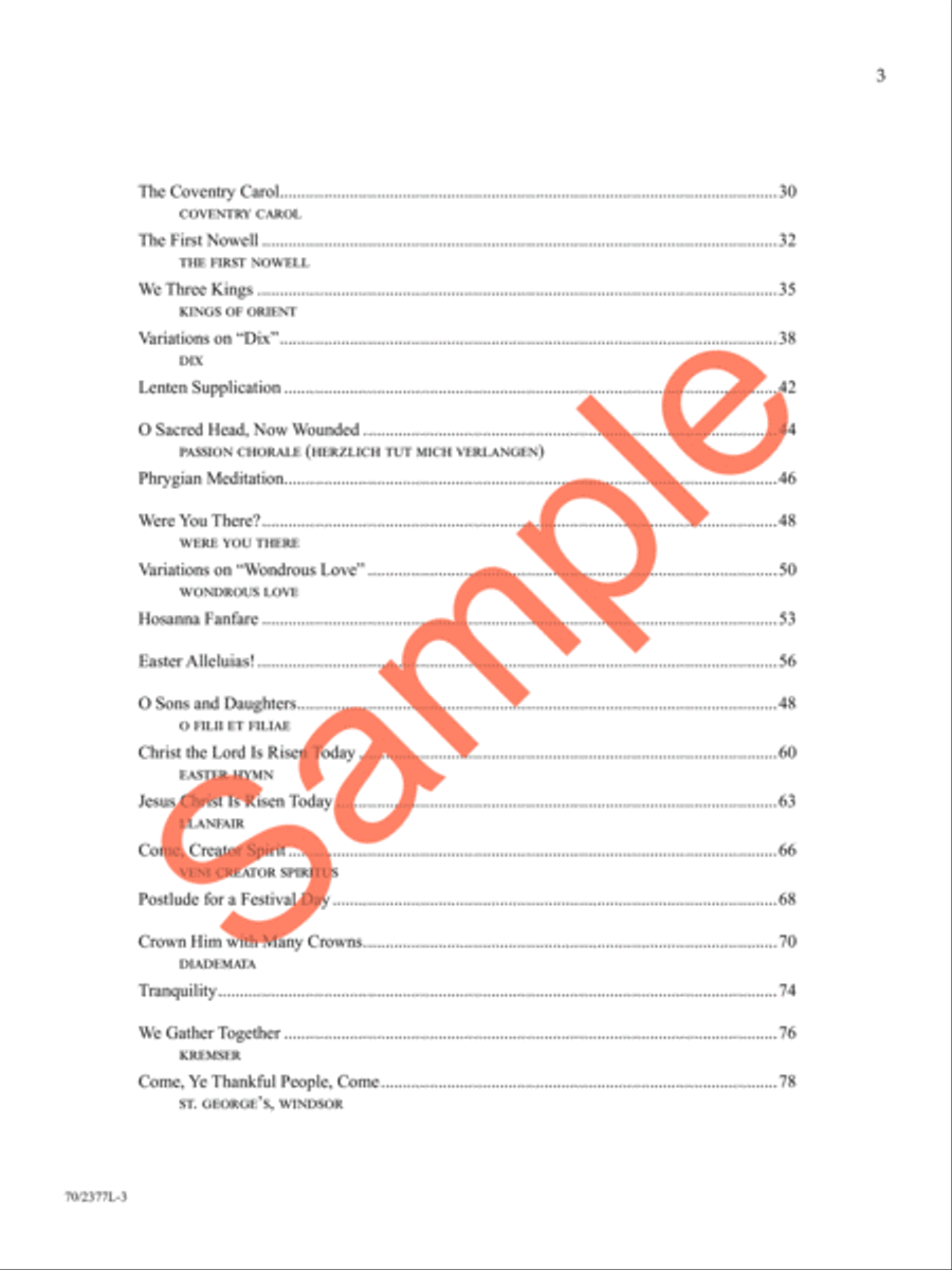 Seasonal Expressions Seasonal Expressions Organ Solo scores gallery preview page 4