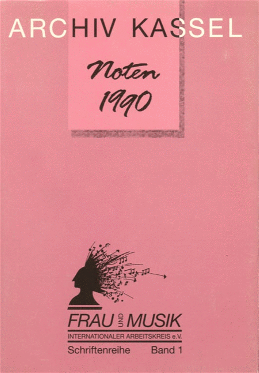 Archiv Kassel Noten 1990.Bestandskatalog des Archivs Frau und Musik School and Community scores gallery preview page 1