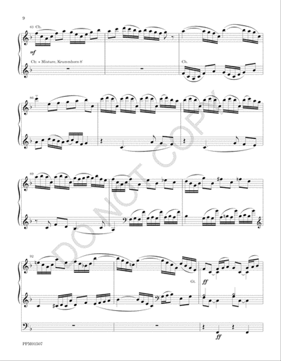 Charles Wesley Organbook Organ scores gallery preview page 15