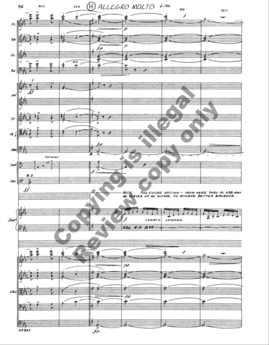 Variations on a Theme of Shostakovich (Orchesta Score) Full Orchestra scores gallery preview page 75