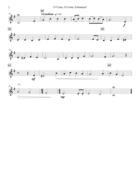 O Come, O Come, Emmanuel (String Quartet) image number null