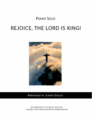 Book cover for Rejoice, the Lord is King! PIANO SOLO