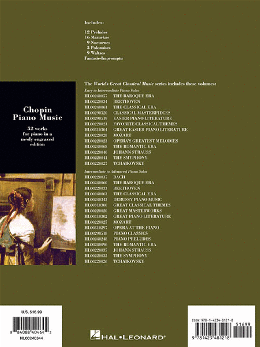 Chopin Piano Music Piano Solo scores gallery preview page 2