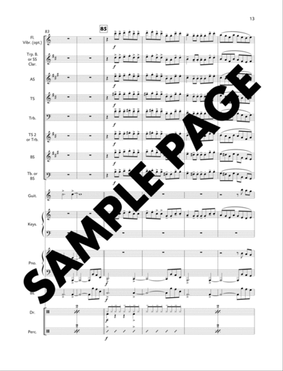 Lir Illir Big Band scores gallery preview page 14