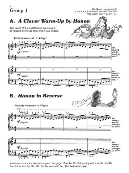 Alfred's Basic Piano Prep Course: Technic Book F