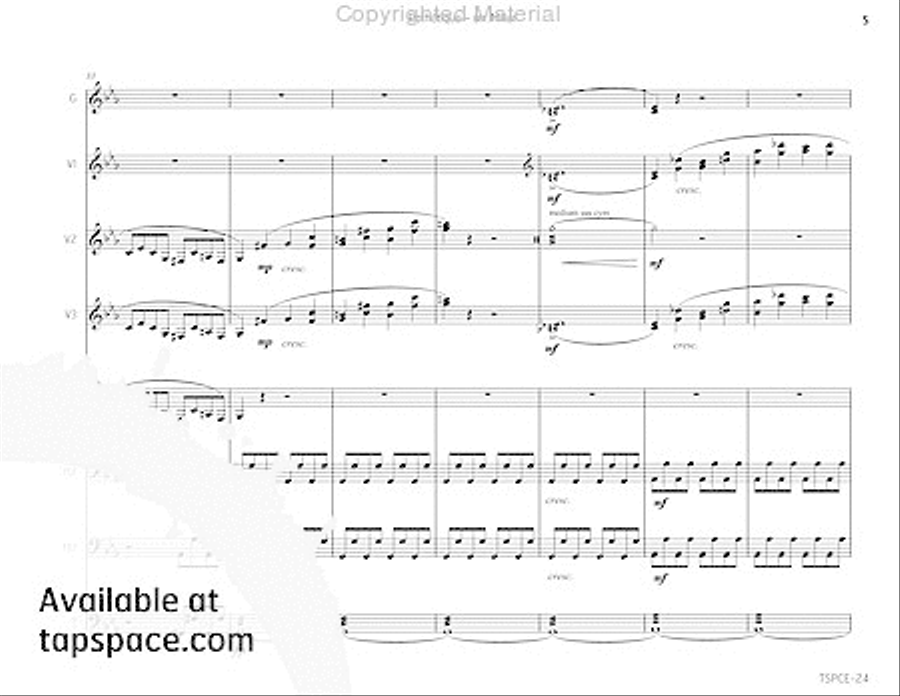 Pathetique Percussion Ensemble scores gallery preview page 10