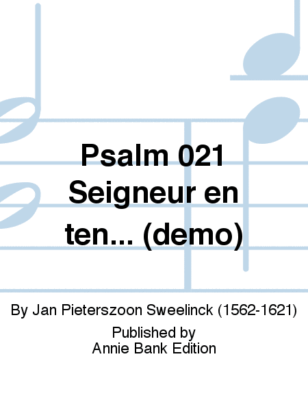 Psalm 021 Seigneur en ten... (demo)