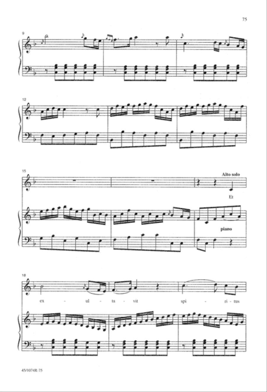 Vesperae Pro Festo Sancti Innocentium SSA scores gallery preview page 84