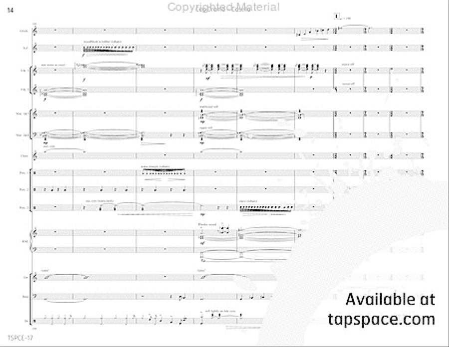 Cop Drama Percussion Ensemble scores gallery preview page 19