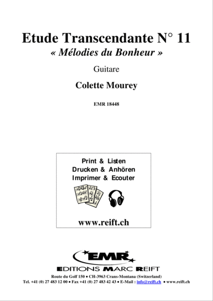 Etude Transcendante No. 11 Classical Guitar scores gallery preview page 2
