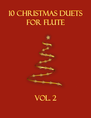 Book cover for 10 Christmas Duets for Flute Vol. 2