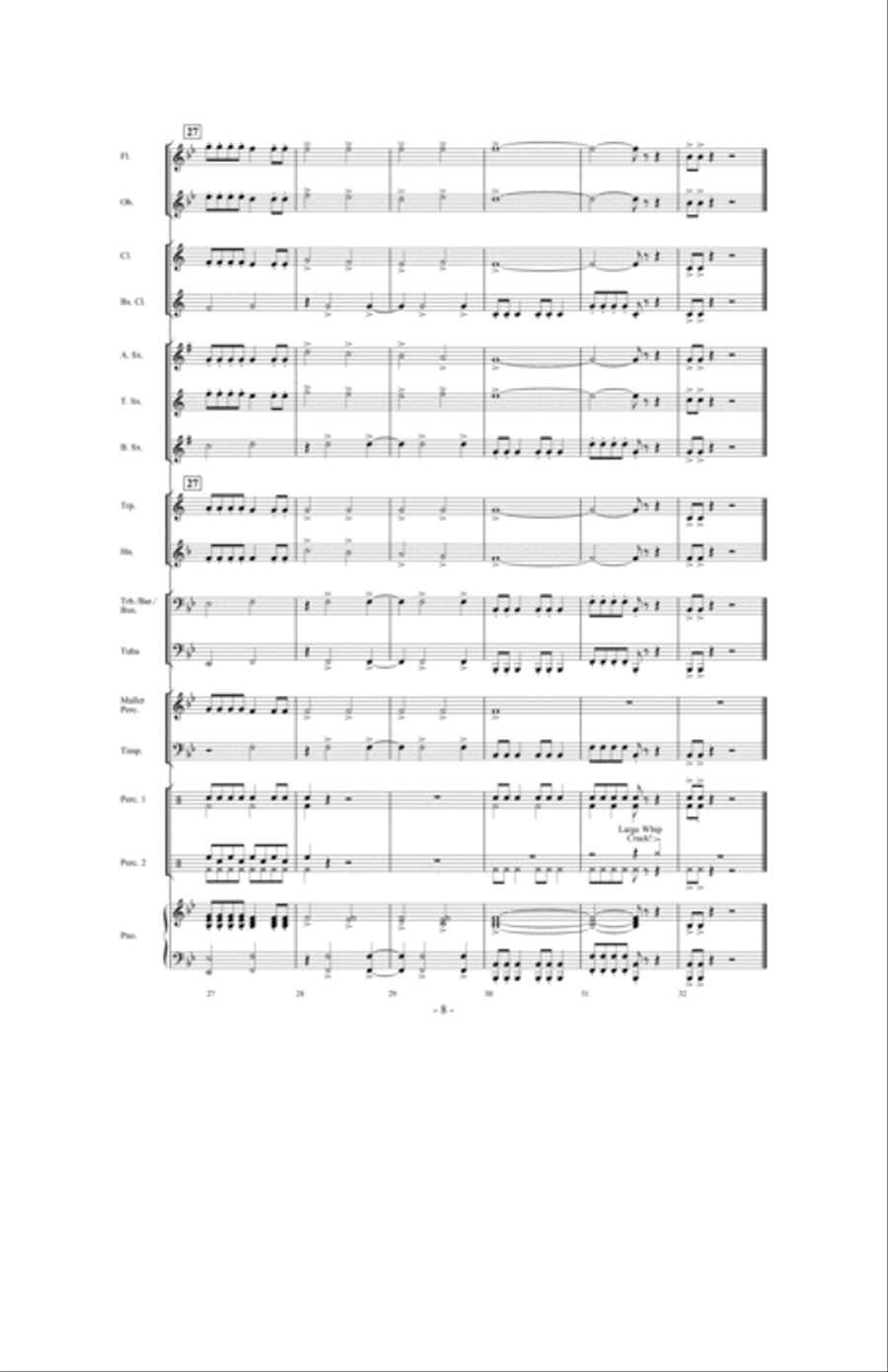 Santa's Holiday Favorites Concert Band scores gallery preview page 7